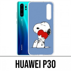 Huawei Custodia P30 - Snoopy Heart