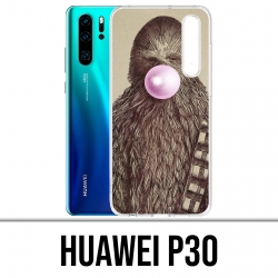Funda Huawei P30 - Goma de mascar Star Wars Chewbacca