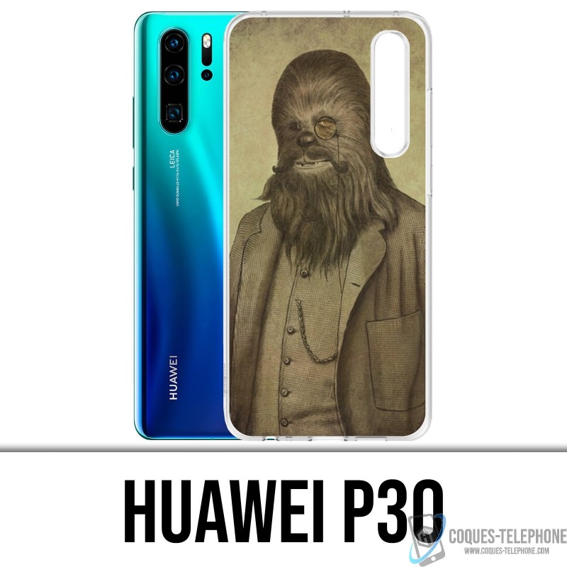 Coque Huawei P30 - Star Wars Vintage Chewbacca