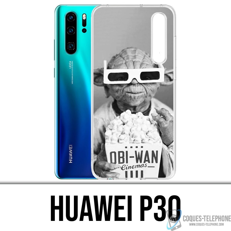 Huawei P30 Hülle - Star Wars Yoda Kino