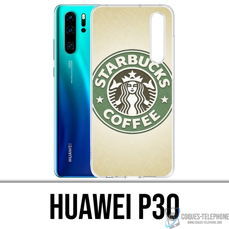 Huawei P30 Custodia - Logo Starbucks