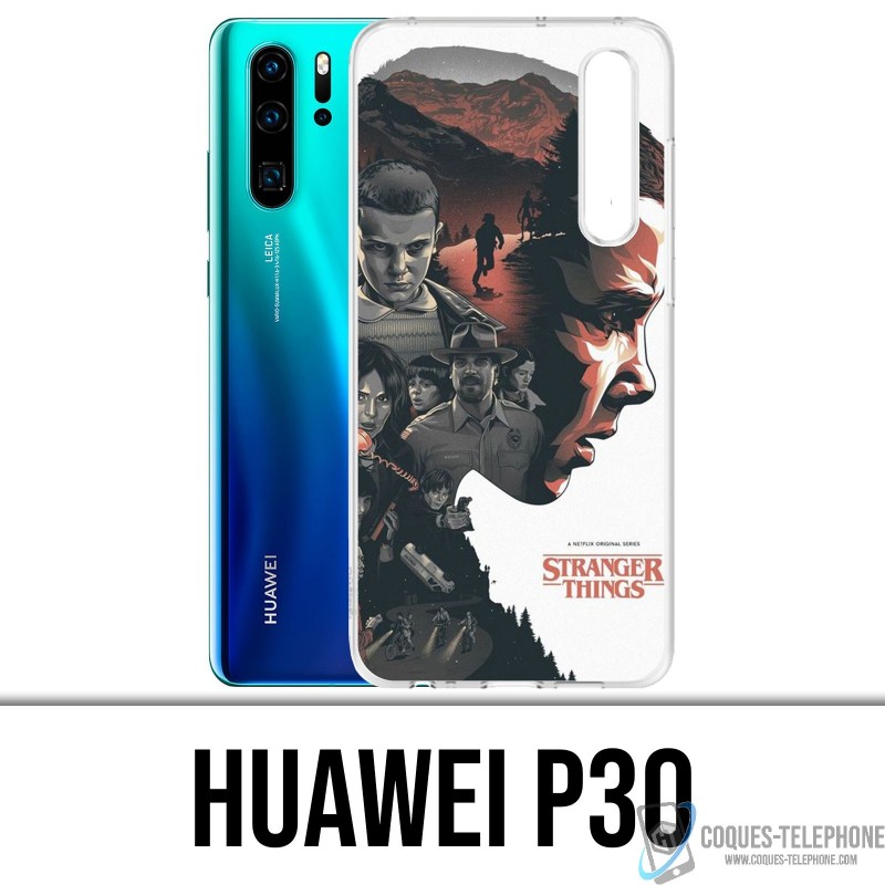 Case Huawei P30 - Seltsame Dinge Fanart