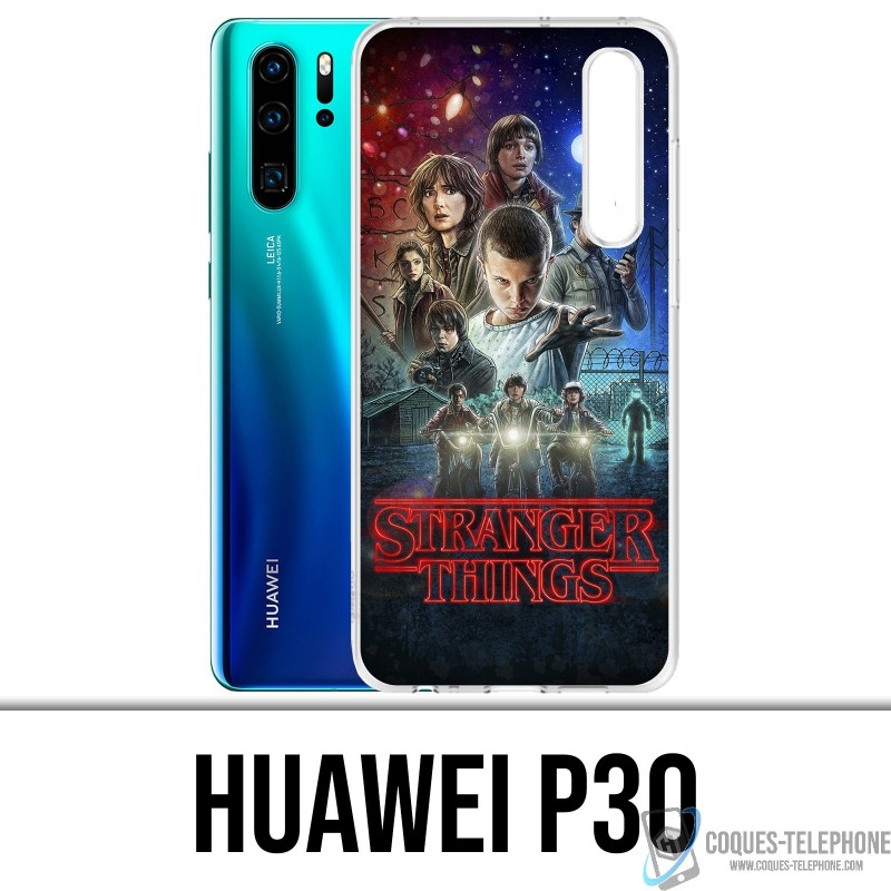 Huawei P30 Case - Poster "Seltsame Dinge
