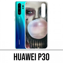 Case Huawei P30 - Suicide Squad Harley Quinn Bubble Gum