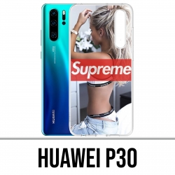 Huawei P30 Case - Oberstes Mädchen zurück