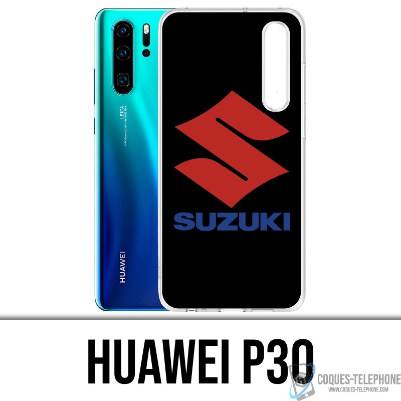 Huawei P30 Custodia - Logo Suzuki
