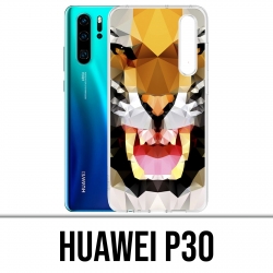 Coque Huawei P30 - Tigre Geometrique