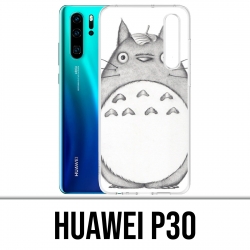 Case Huawei P30 - Totoro Zeichnung