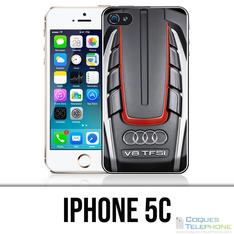 IPhone 5C case - Audi V8 engine