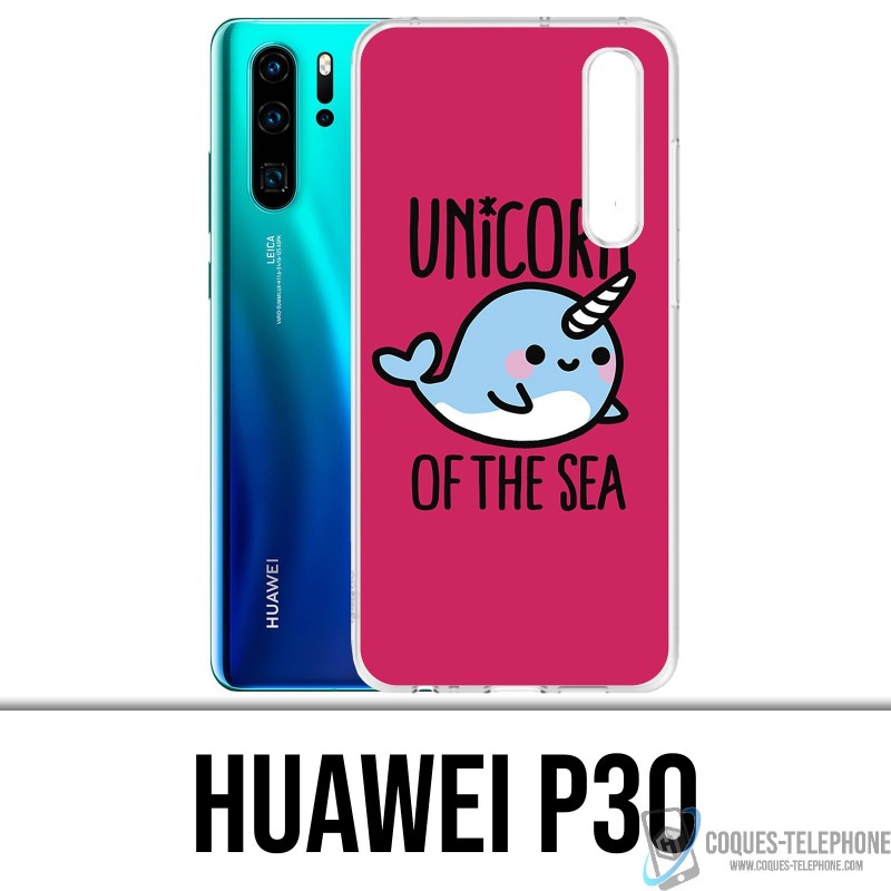 Case Huawei P30 - Unicorn Of The Sea