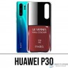 Custodia Huawei P30 - Vernice rossa di Parigi