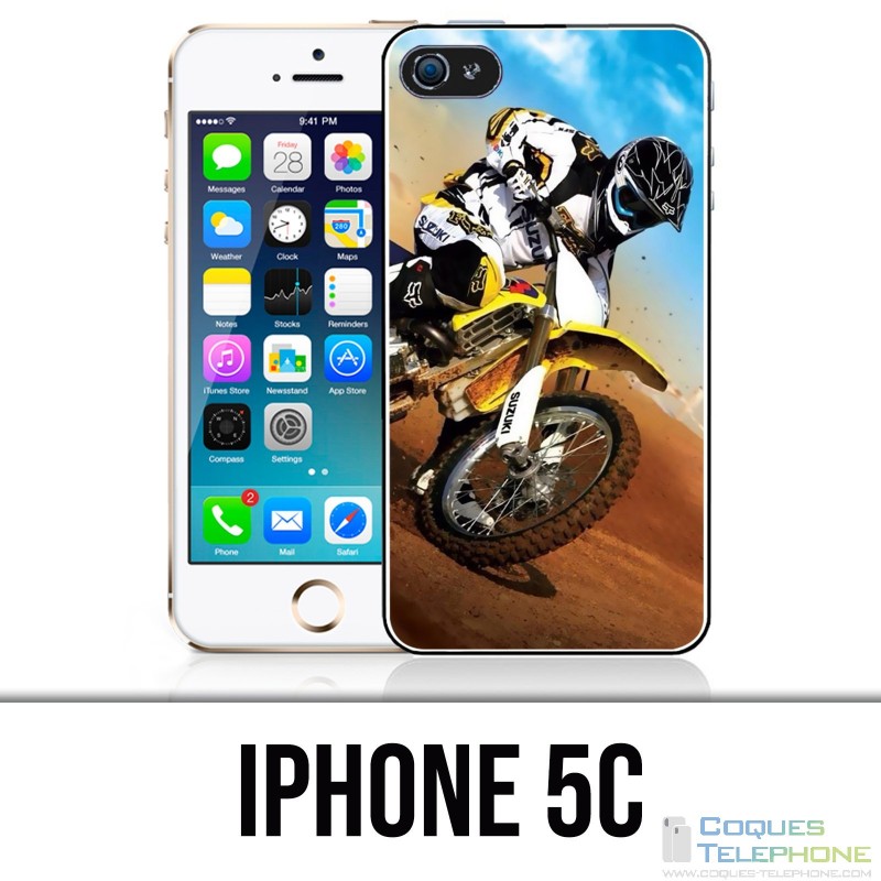 IPhone 5C case - Motocross Sable