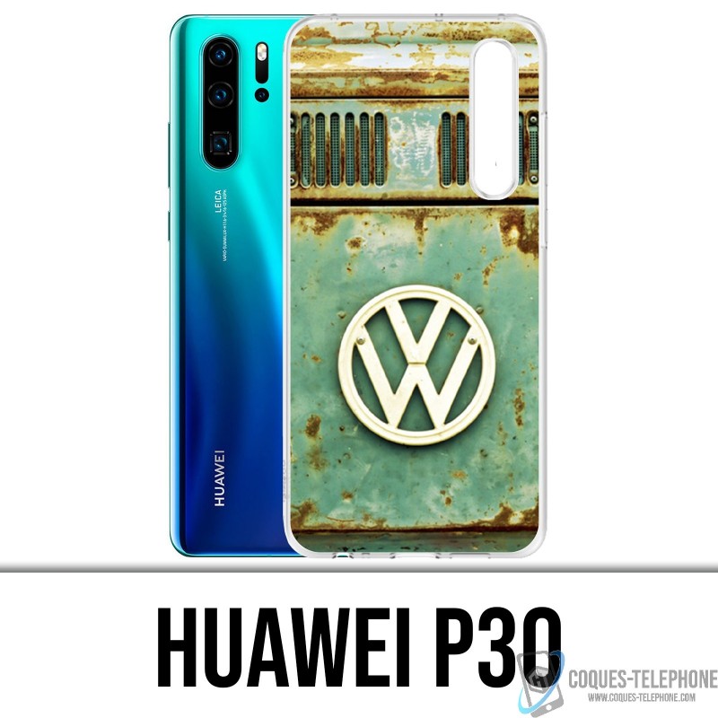 Case Huawei P30 - Vw Vintage-Logo