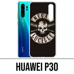 Case Huawei P30 - Walking Dead Logo Negan Lucille