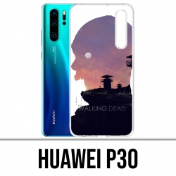 Huawei P30 Custodia - Walking Dead Ombre Zombies