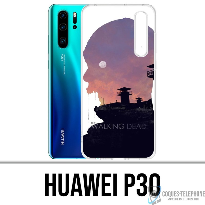 Huawei P30 Case - Walking Dead Ombre Zombies