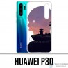 Huawei P30 Custodia - Walking Dead Ombre Zombies