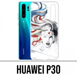 Funda Huawei P30 - Wonder Woman Art