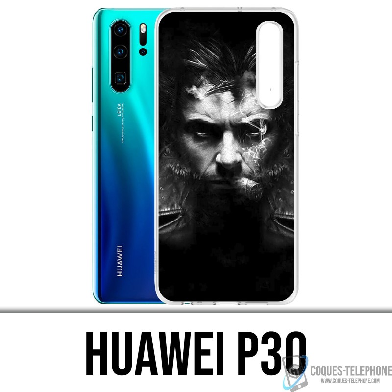 Huawei P30 Custodia - Xmen Wolverine Cigar