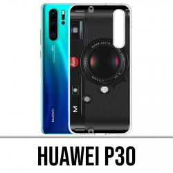 Huawei P30 Case - Vintage-Kamera schwarz