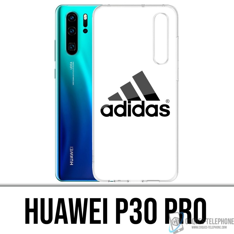 Coque Huawei P30 PRO - Adidas Logo Blanc