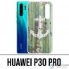 Funda Huawei P30 PRO - Ancla marina de madera