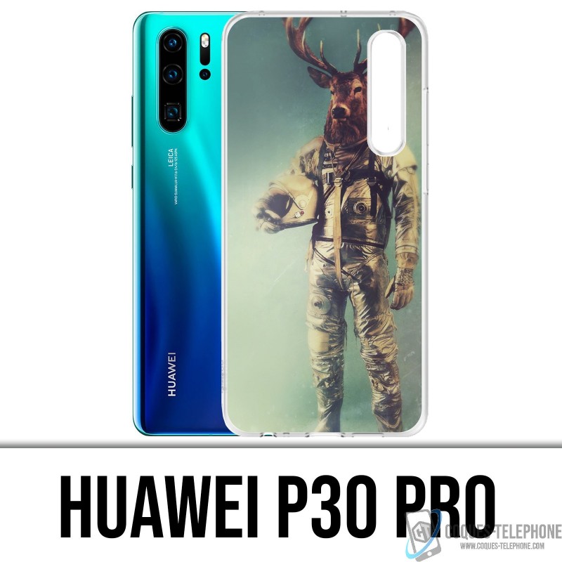 Funda Huawei P30 PRO - Animal astronauta de ciervo