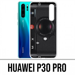 Huawei P30 PRO Custodia - Macchina fotografica d'epoca nera