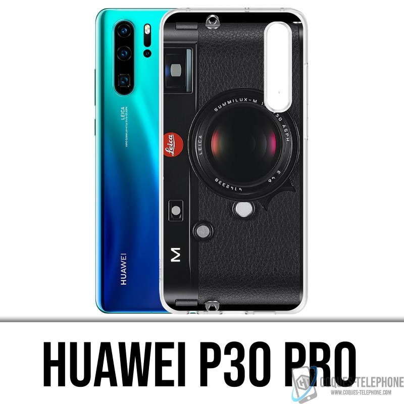 Huawei P30 PRO Custodia - Macchina fotografica d'epoca nera