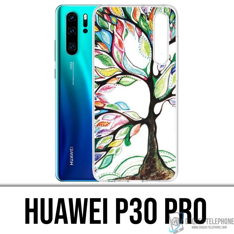 Huawei P30 PRO Custodia - Albero multicolore