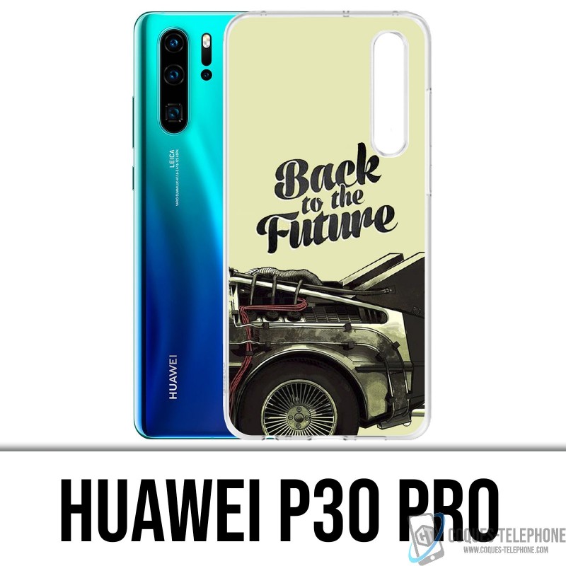 Case Huawei P30 PRO - Back To The Future Delorean