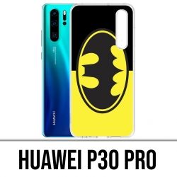 Funda Huawei P30 PRO - Logotipo Clásico de Batman Amarillo Negro
