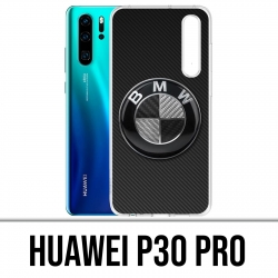 Coque Huawei P30 PRO - Bmw Logo Carbone