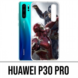 Custodia Huawei P30 PRO - Capitan America contro Iron Man Avengers