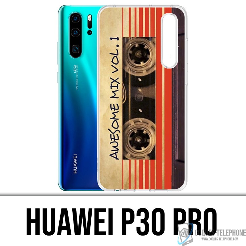 Huawei P30 PRO Custodia - Vintage Galaxy Guardian Audio Cassette