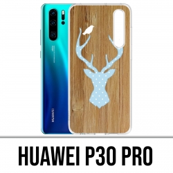 Coque Huawei P30 PRO - Cerf Bois Oiseau