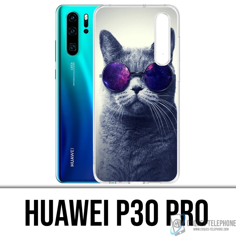 Huawei P30 PRO Case - Cat Galaxy-Brille