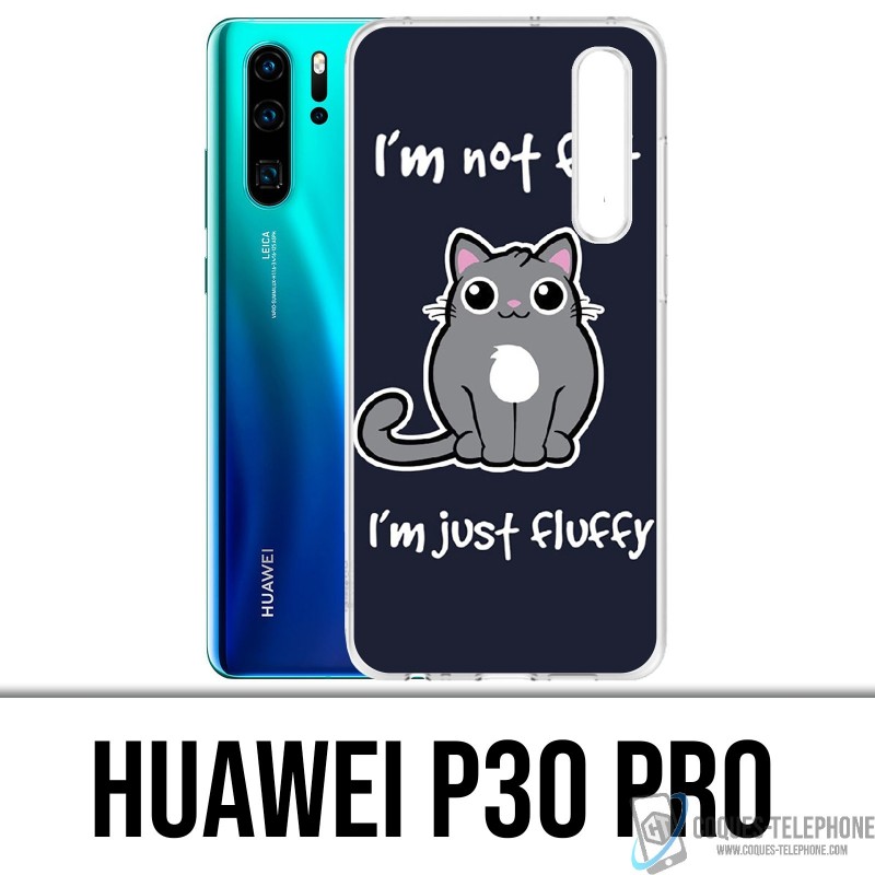 Huawei P30 PRO Case - Katze nicht fett, sondern flauschig