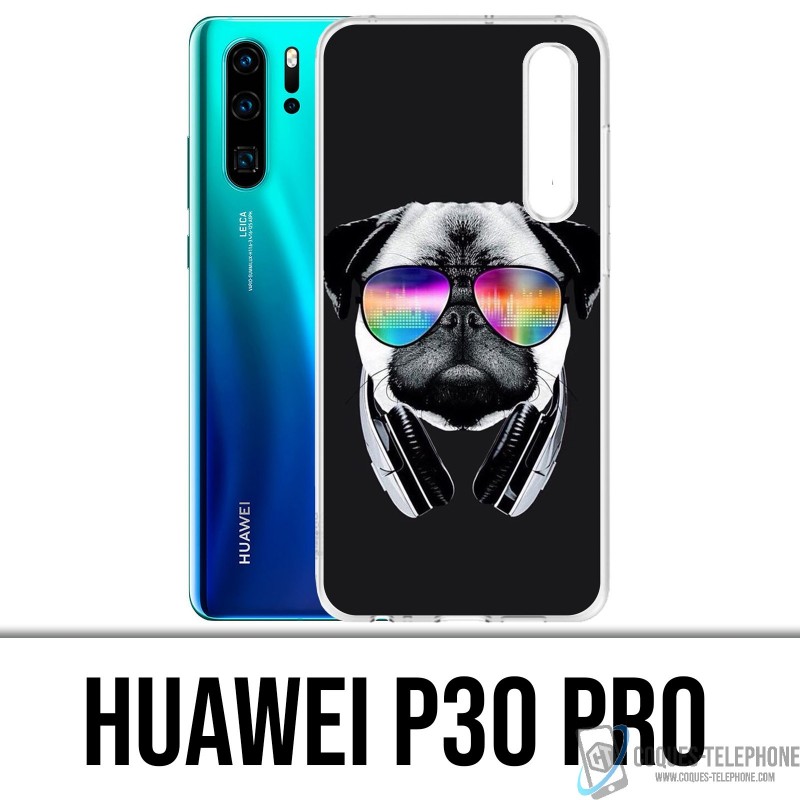 Huawei P30 PRO Case - Pug Dog Dj