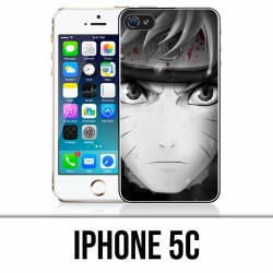 Custodia per iPhone 5C - Naruto in bianco e nero