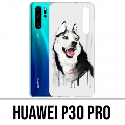 Huawei P30 PRO Custodia - Husky Splash Dog