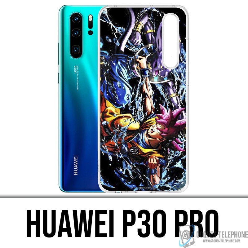 Huawei P30 PRO Custodia - Dragon Ball Goku Vs Beerus