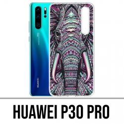 Custodia Huawei P30 PRO - Elefante azteco colorato