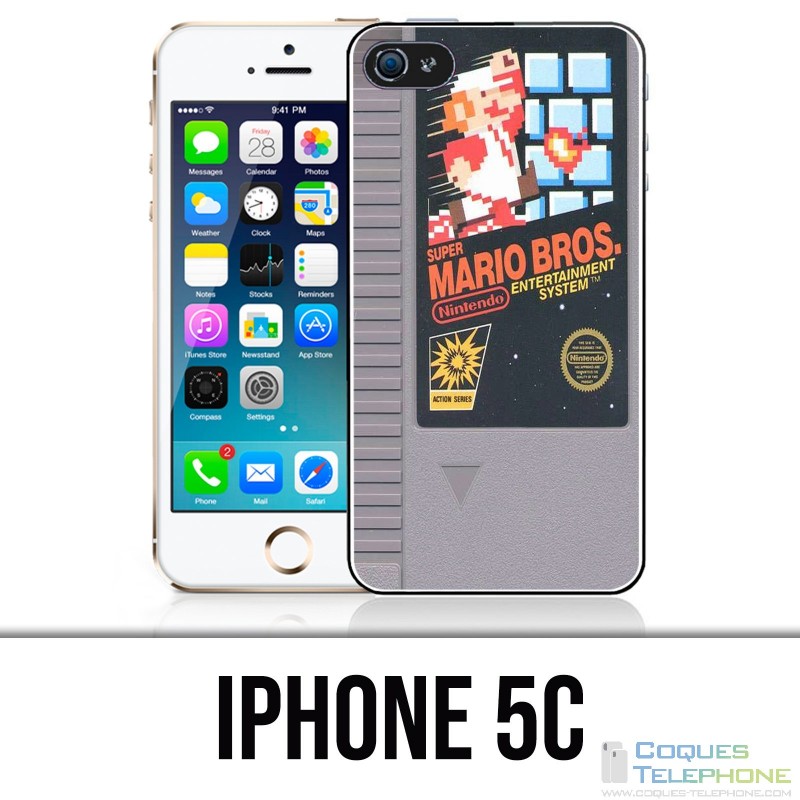 Funda iPhone 5C - Cartucho Nintendo Nes Mario Bros