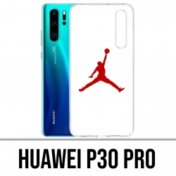 Coque Huawei P30 PRO - Jordan Basketball Logo Blanc