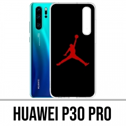 Huawei P30 PRO Custodia - Jordan Basket Logo Nero