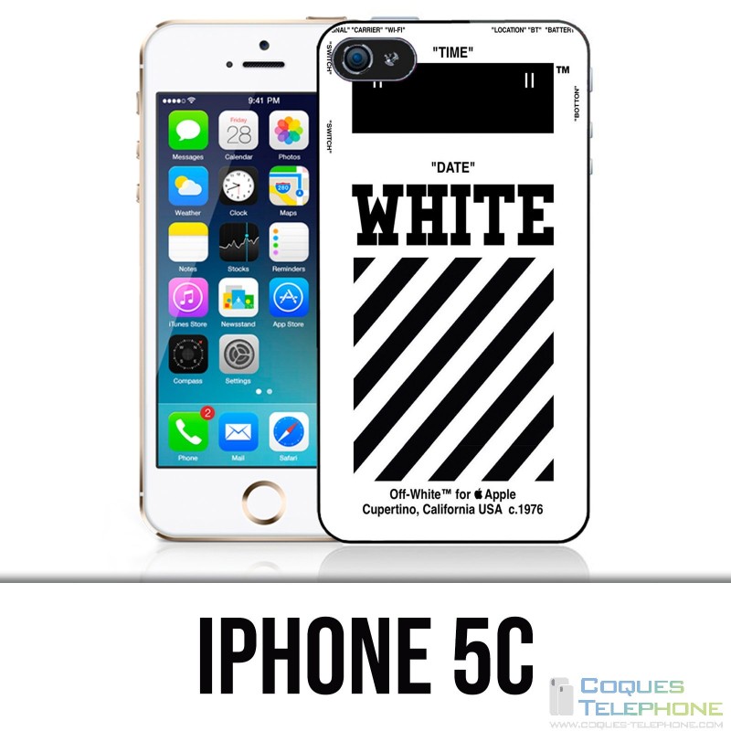 Custodia per iPhone 5C - Bianco sporco bianco