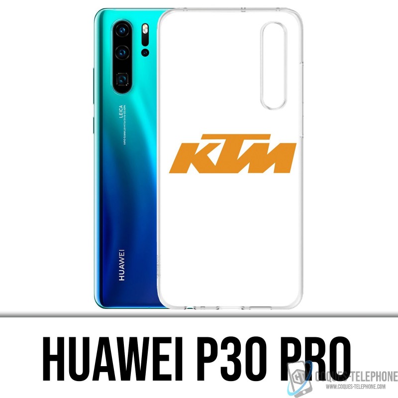Funda Huawei P30 PRO - Logotipo Ktm Fondo blanco