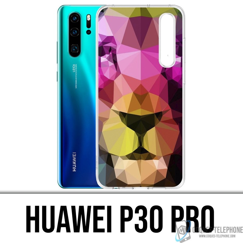Coque Huawei P30 PRO - Lion Geometrique