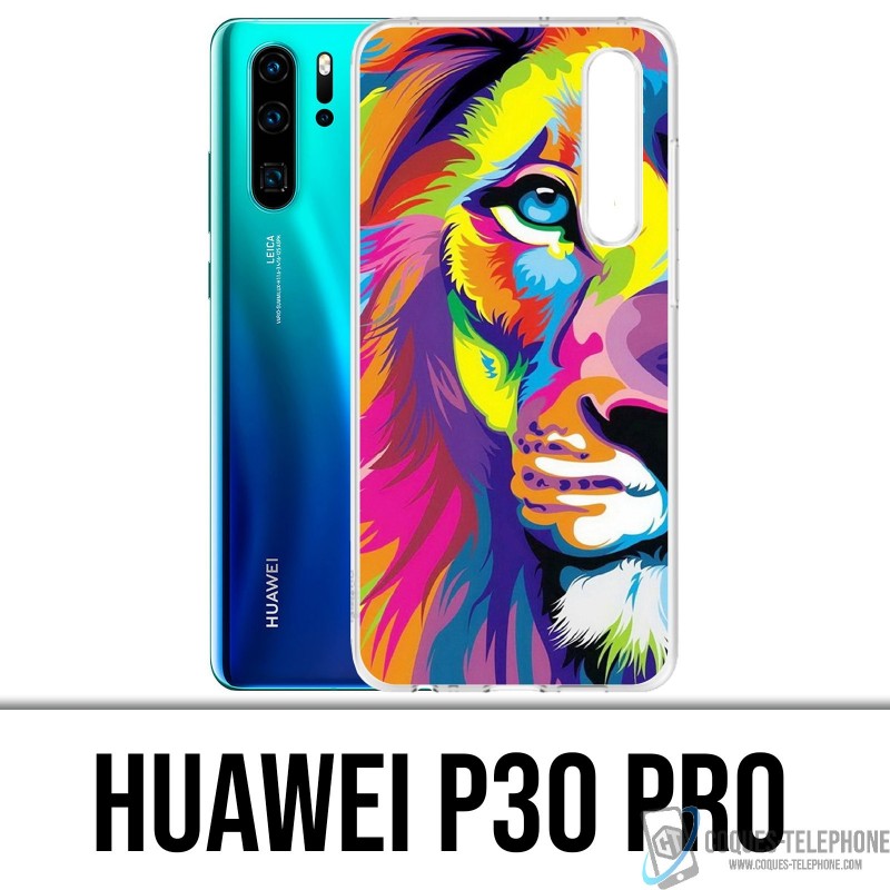 Huawei P30 PRO Case - Multicoloured Lion